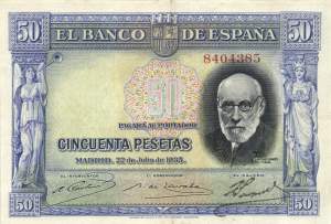 50 Pesetas 1935